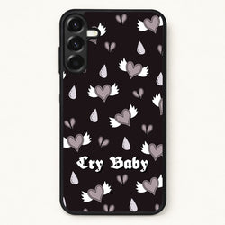Cry Baby Monochrome Hearts Pattern Phone Case for Galaxy A37