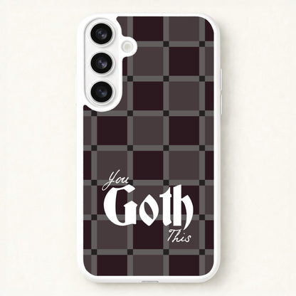 You Goth This Tartan Phone Case for Galaxy S26 Plus