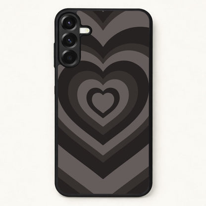 Abstract Black Heart Phone Case for Galaxy A57