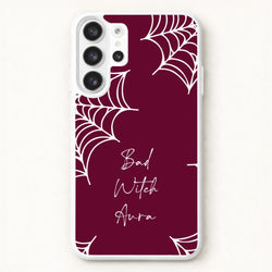 Bad Witch Aura Spider Webs Phone Case for Galaxy S26 Ultra