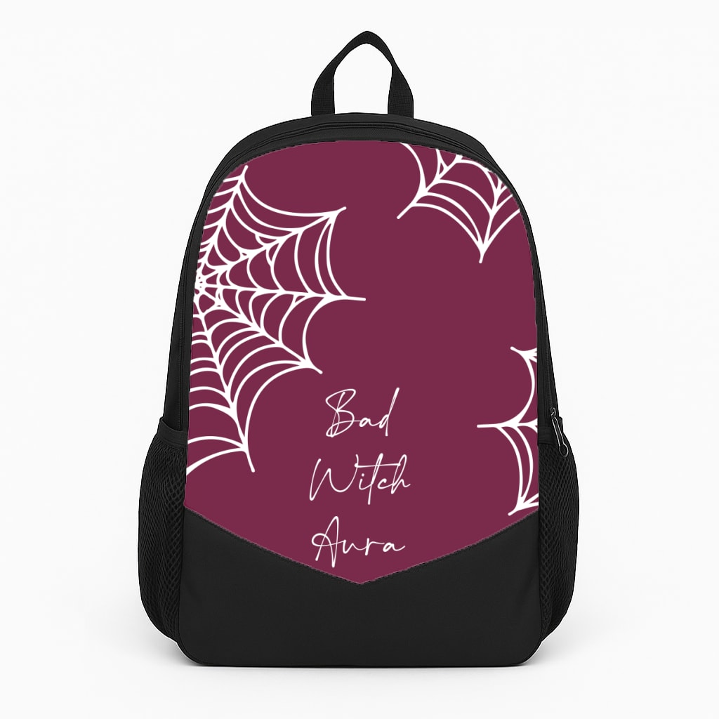 Bad Witch Aura Spider Webs Backpack