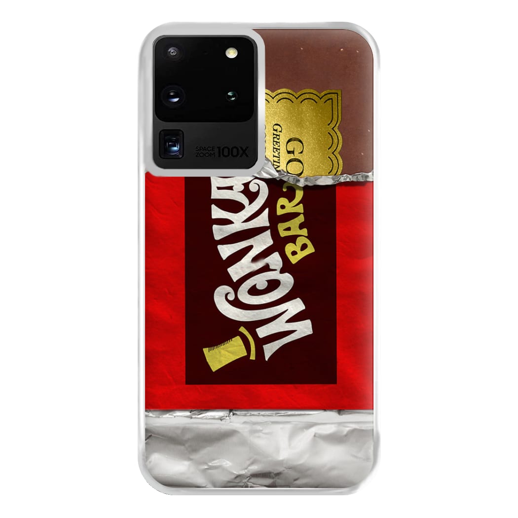 Wonka Bar Golden Ticket Phone Case for Galaxy S20 Ultra