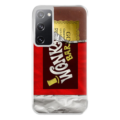 Wonka Bar Golden Ticket Phone Case for Galaxy S20