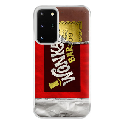 Wonka Bar Golden Ticket Phone Case for Galaxy S20 Plus