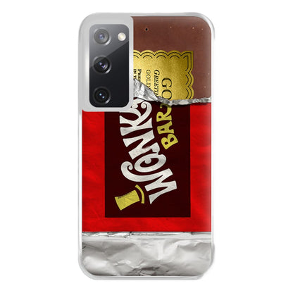 Wonka Bar Golden Ticket Phone Case for Galaxy S20FE