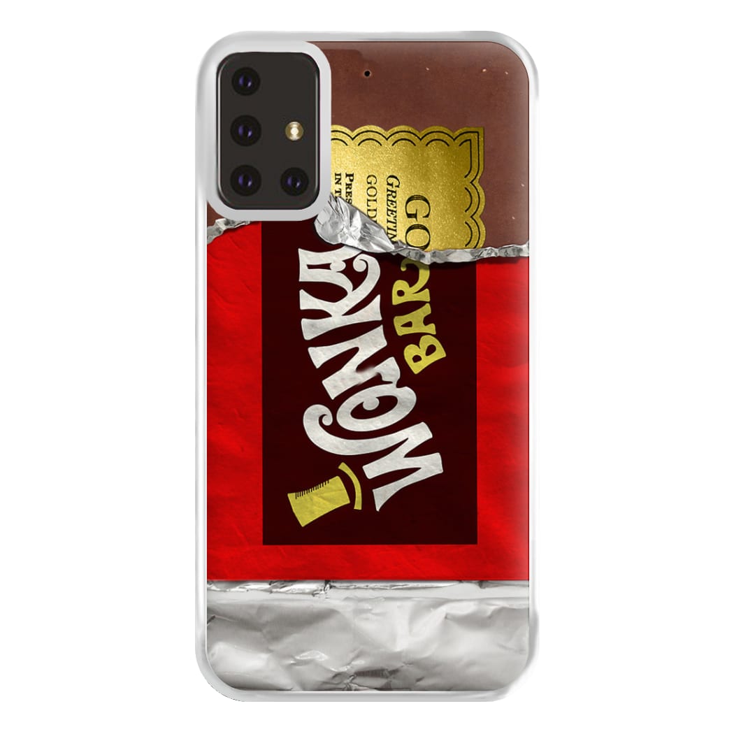 Wonka Bar Golden Ticket Phone Case for Galaxy A71