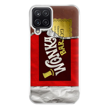 Wonka Bar Golden Ticket Phone Case for Galaxy A12