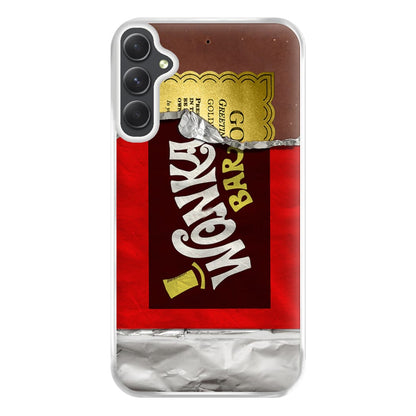 Wonka Bar Golden Ticket Phone Case for Galaxy A54