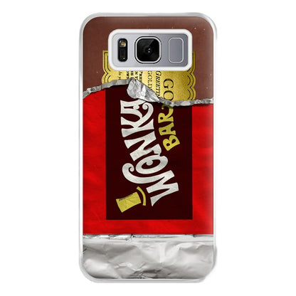 Wonka Bar Golden Ticket Phone Case for Galaxy S8 Plus