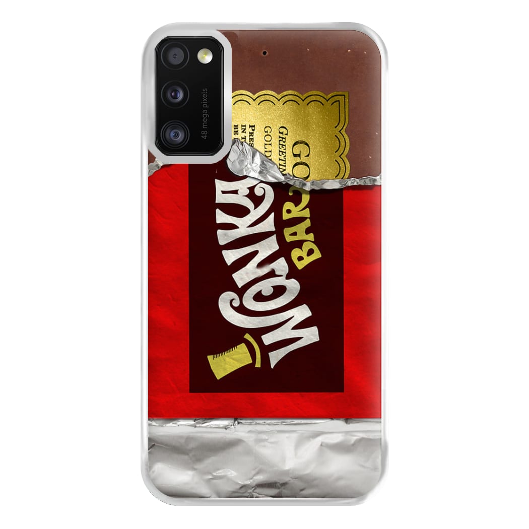 Wonka Bar Golden Ticket Phone Case for Galaxy A41