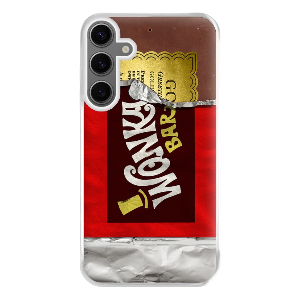 Wonka Bar Golden Ticket Phone Case for Galaxy S24FE