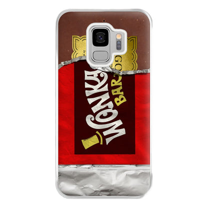 Wonka Bar Golden Ticket Phone Case for Galaxy S9 Plus