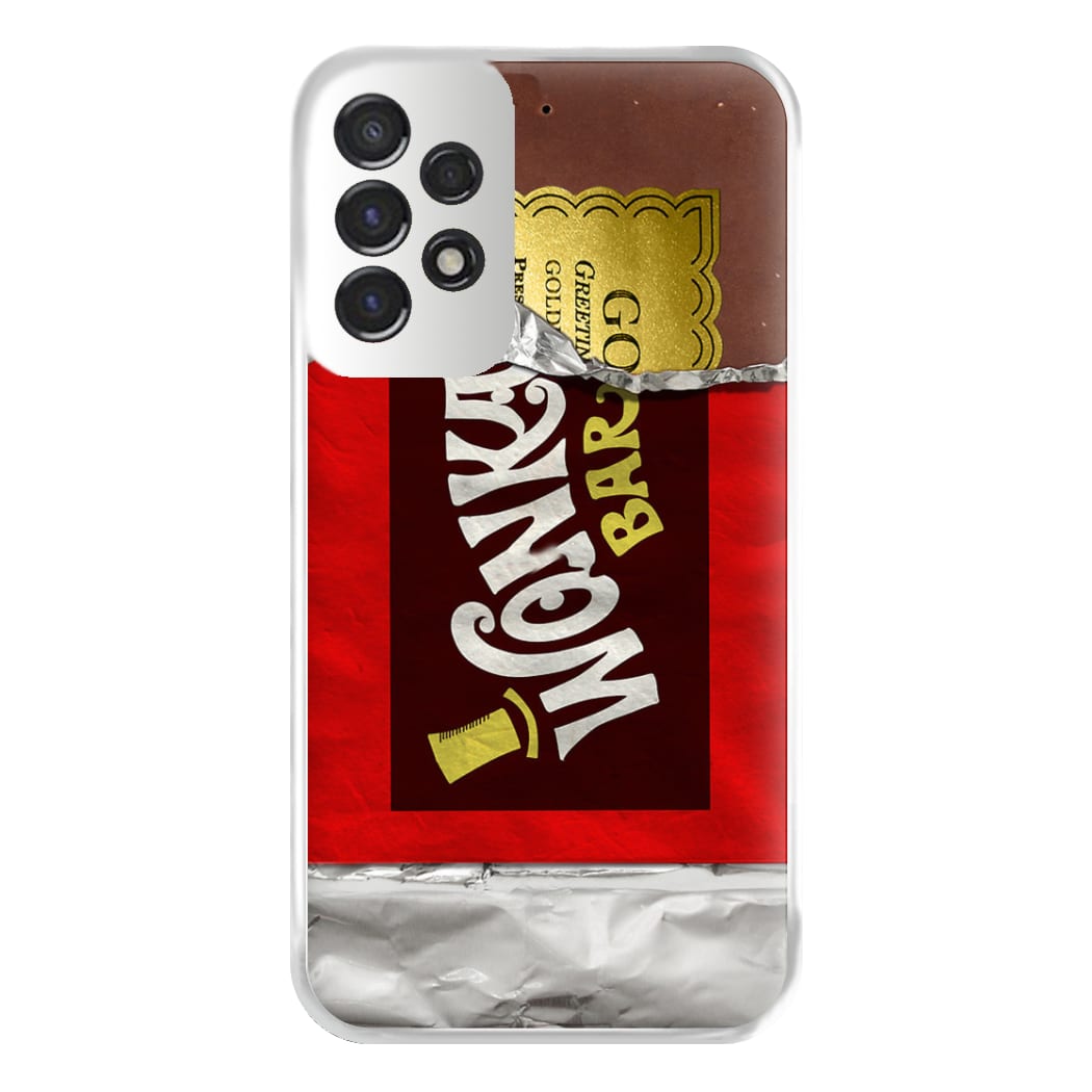 Wonka Bar Golden Ticket Phone Case for Galaxy A53