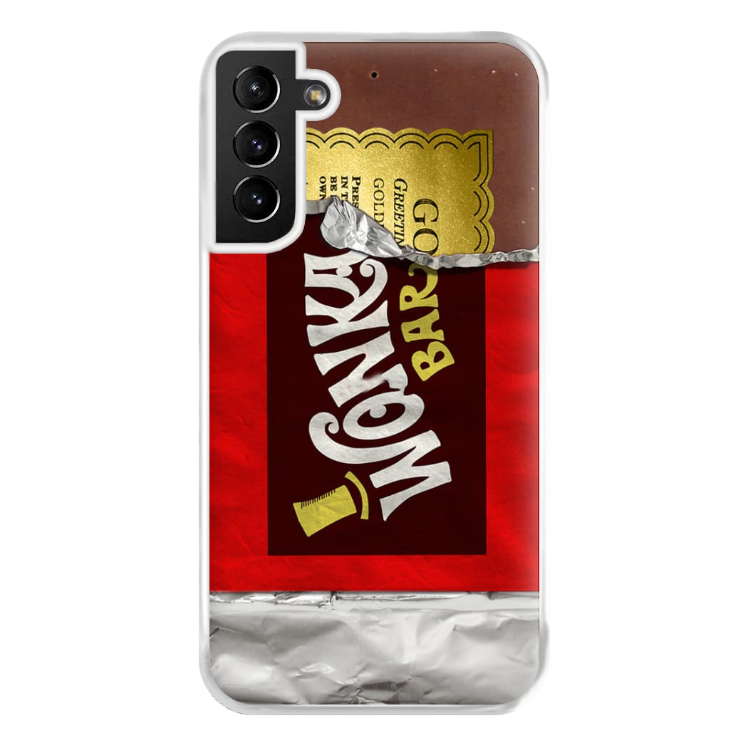 Wonka Bar Golden Ticket Phone Case for Galaxy S21 Plus