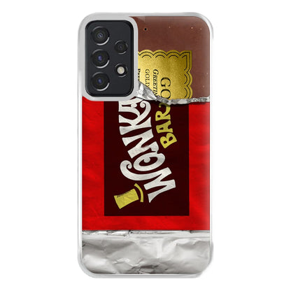 Wonka Bar Golden Ticket Phone Case for Galaxy A52 / A52s