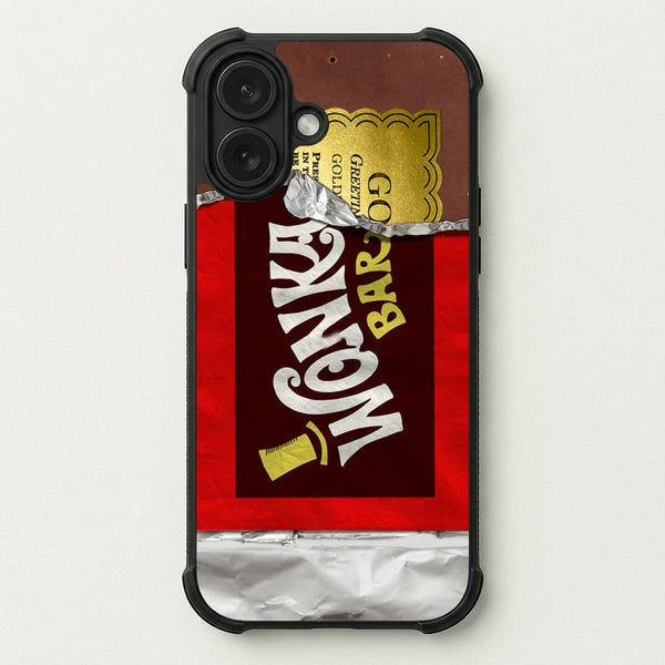 Wonka Bar Golden Ticket Phone Case — Bumper case
