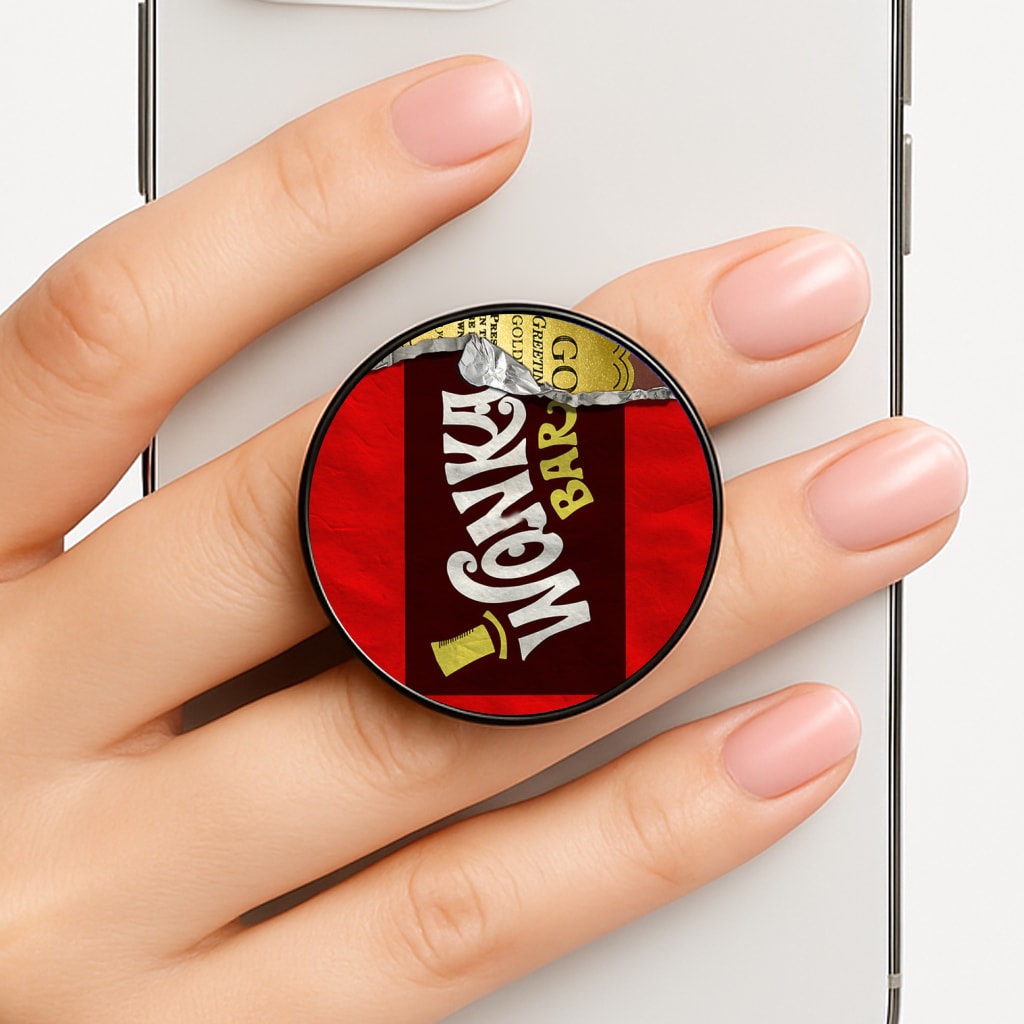 Wonka Bar Golden Ticket Phone Grip