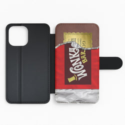 Wonka Bar Golden Ticket Flip Phone Case