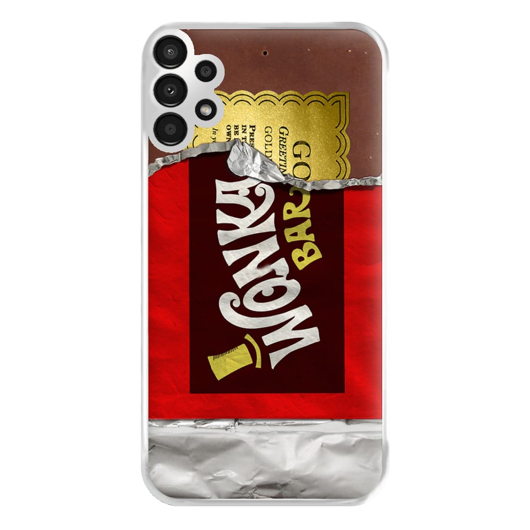 Wonka Bar Golden Ticket Phone Case for Galaxy A13