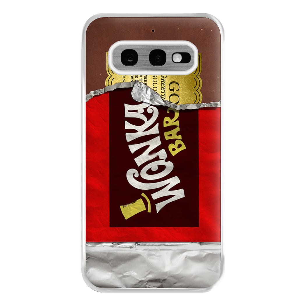 Wonka Bar Golden Ticket Phone Case for Galaxy S10e