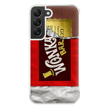 Wonka Bar Golden Ticket Phone Case for Galaxy S22 Plus