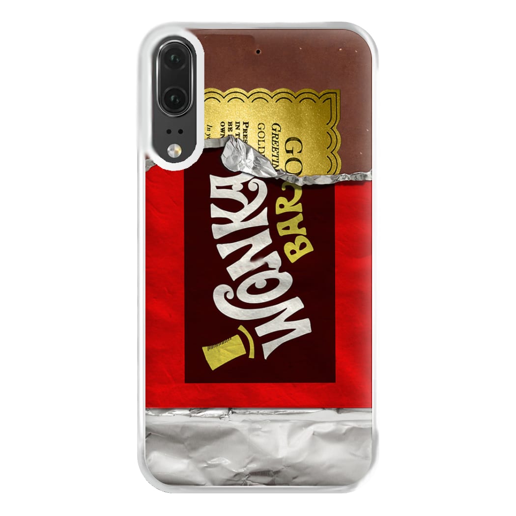 Wonka Bar Golden Ticket Phone Case for Huawei P20