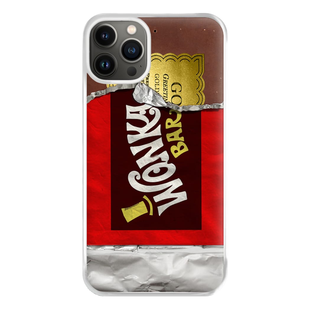 Wonka Bar Golden Ticket Phone Case for iPhone 13