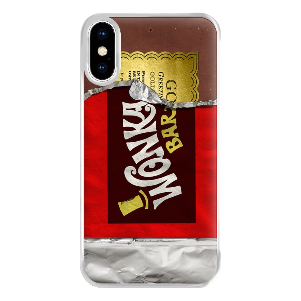 Wonka Bar Golden Ticket Phone Case for iPhone XS Max