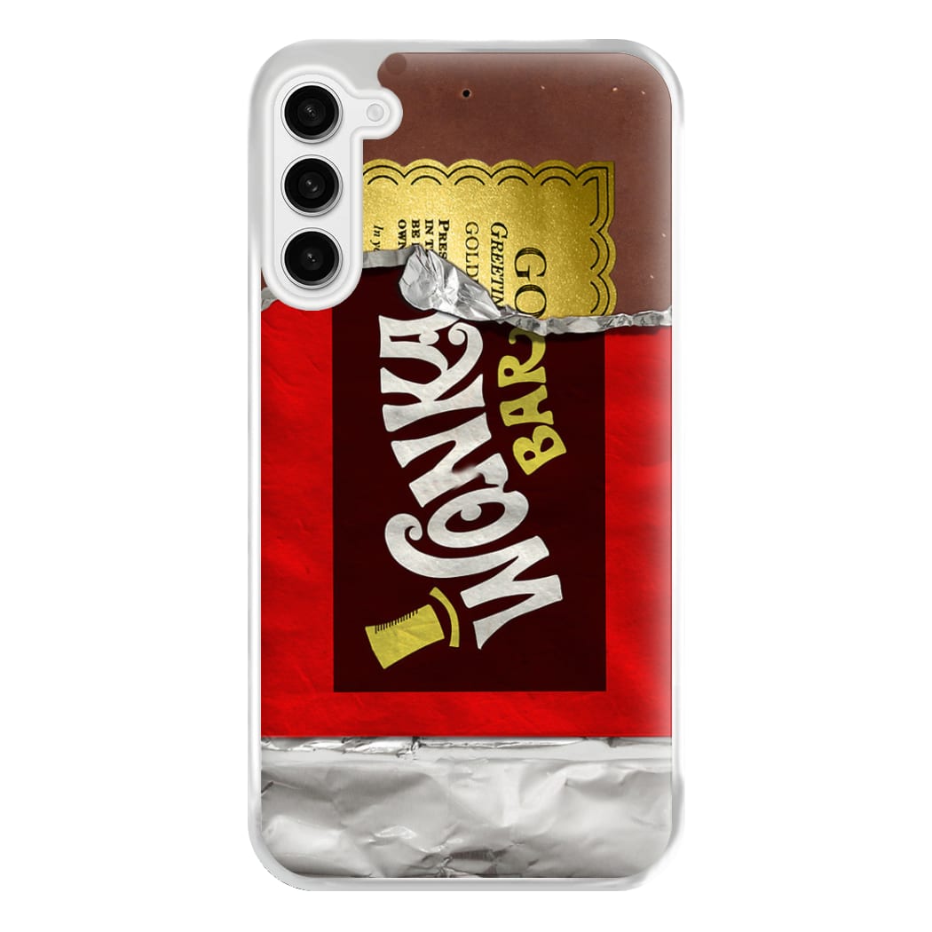 Wonka Bar Golden Ticket Phone Case for Galaxy S23FE