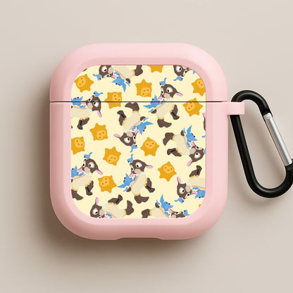 Wish Pattern Pink AirPods Case