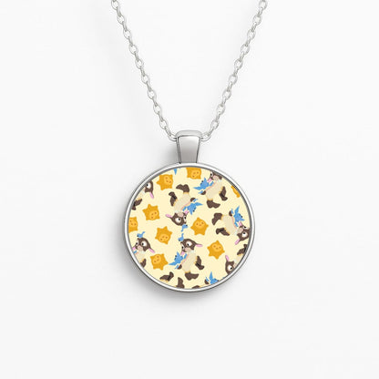 Wish Pattern Circle Necklace