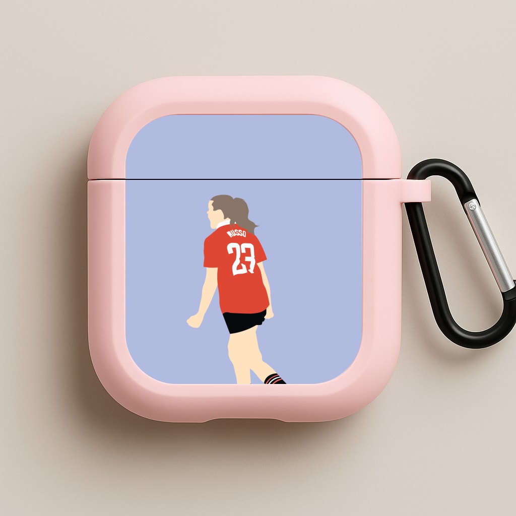 Russo - Womens World Cup Pink AirPods Case