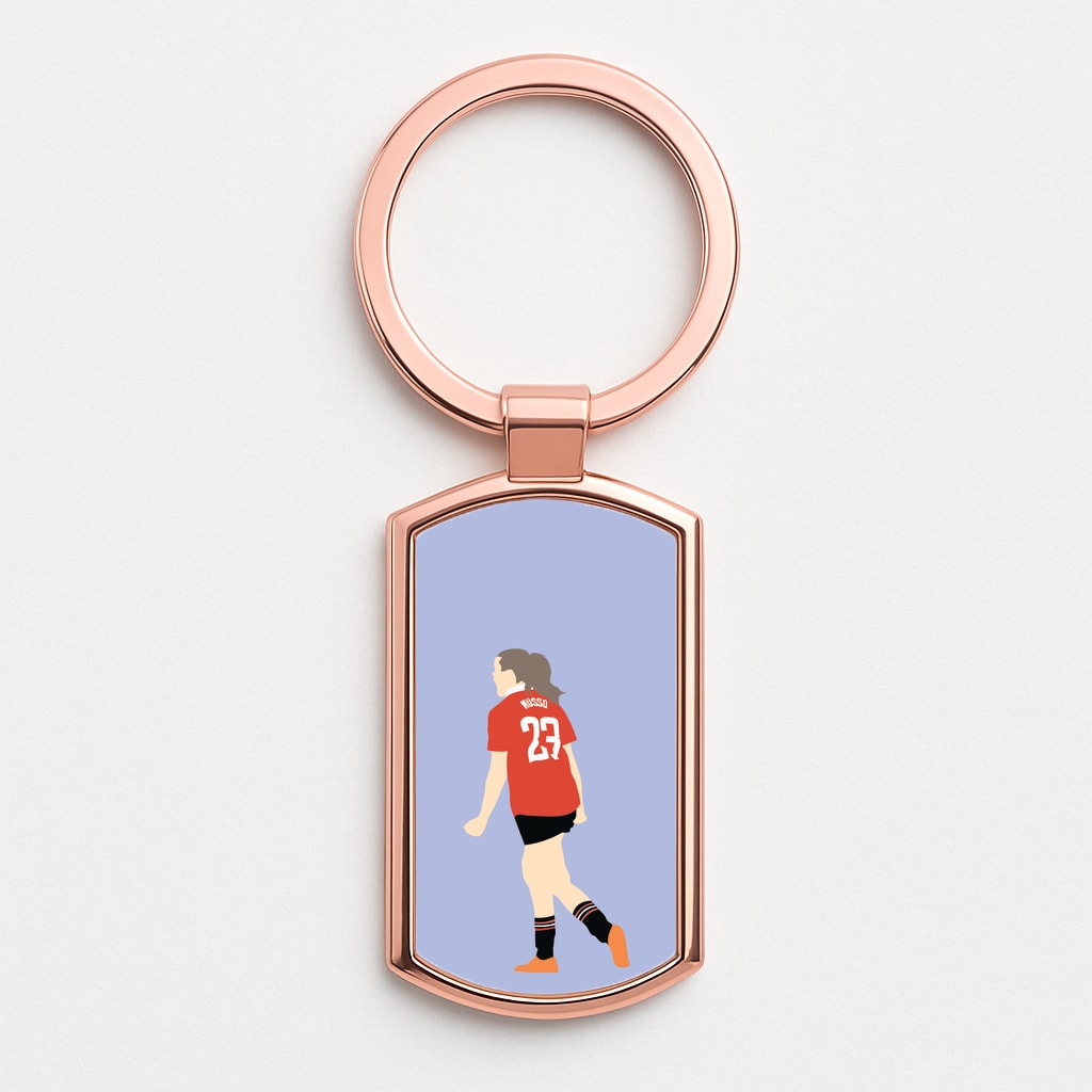 Russo - Womens World Cup Rose Gold Keyring