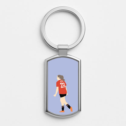Russo - Womens World Cup Silver Keyring