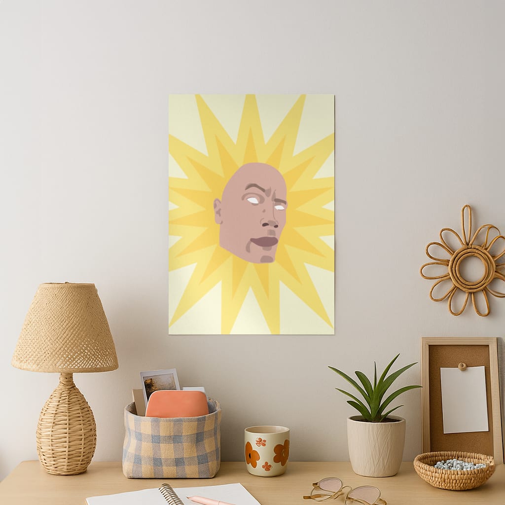 The Rock - WWE Art Print