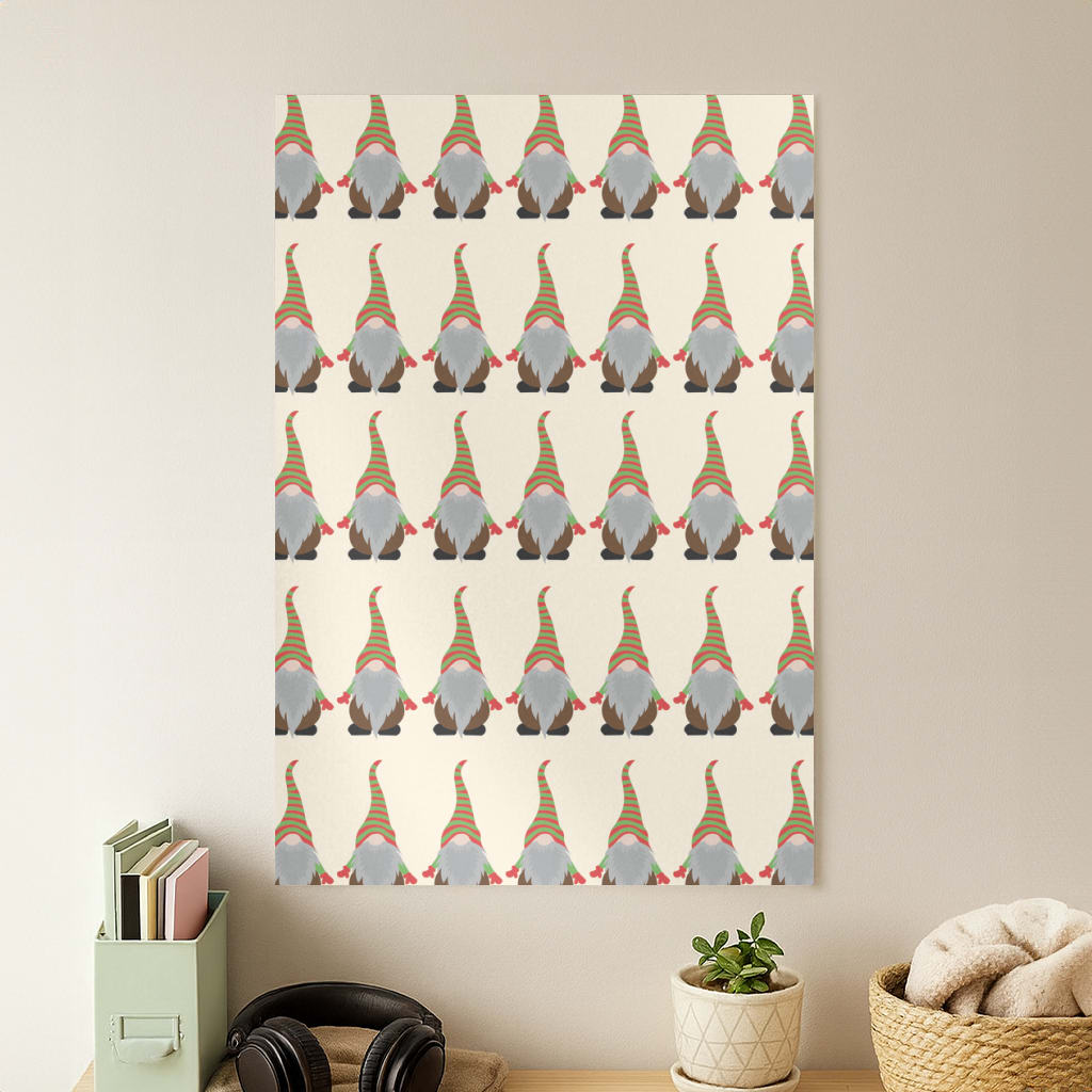 Gonks - Christmas Patterns Poster