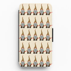 Gonks - Christmas Patterns Flip / Wallet Phone Case