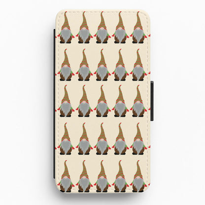 Gonks - Christmas Patterns Flip / Wallet Phone Case