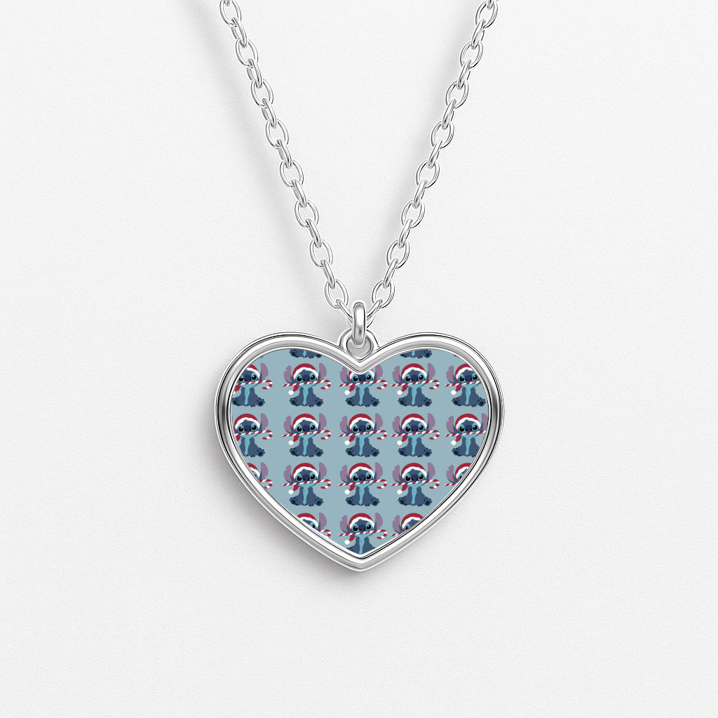 Stitch - Christmas Patterns Necklace