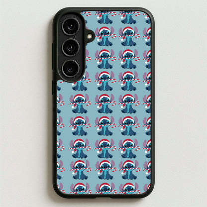 Stitch - Christmas Patterns Phone Case for Galaxy S25FE