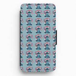 Stitch - Christmas Patterns Flip / Wallet Phone Case
