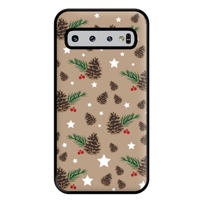 Acorn - Christmas Patterns Phone Case for Galaxy S10 Plus