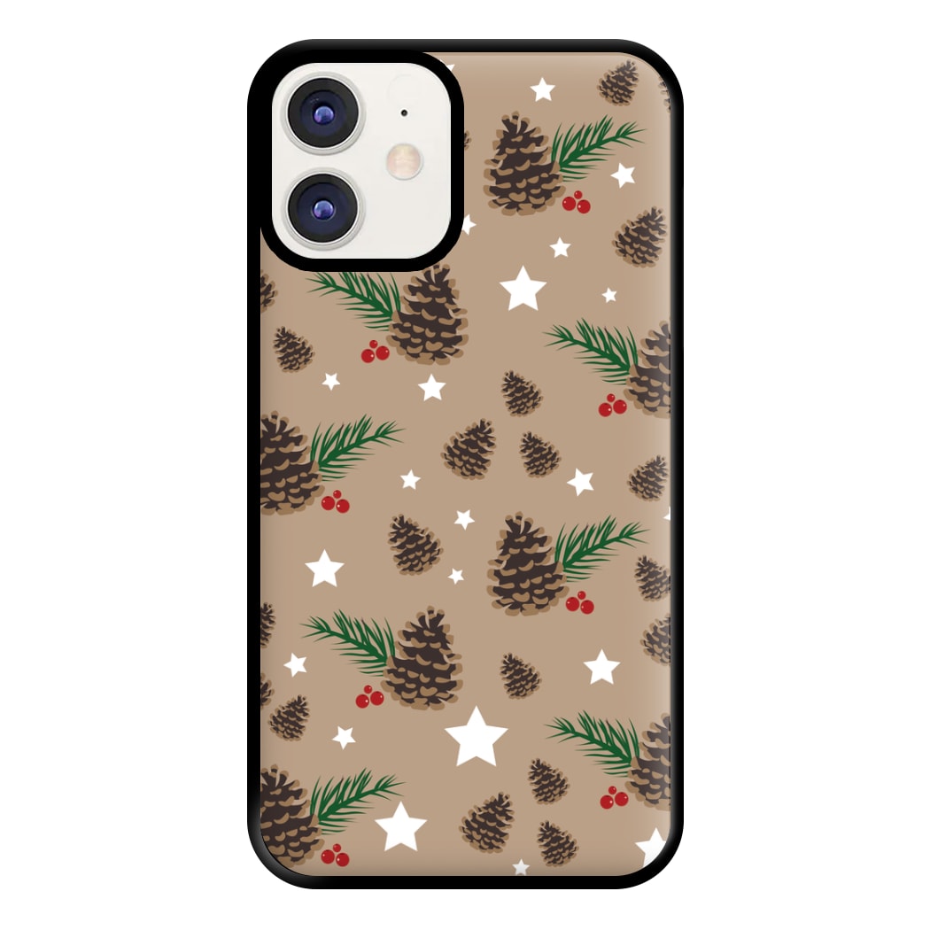 Acorn - Christmas Patterns Phone Case for iPhone 12 / 12 Pro