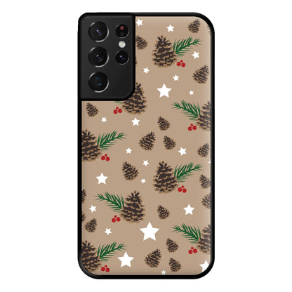 Acorn - Christmas Patterns Phone Case for Galaxy S21 Ultra