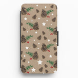Christmas Patterns Wallet Phone Cases