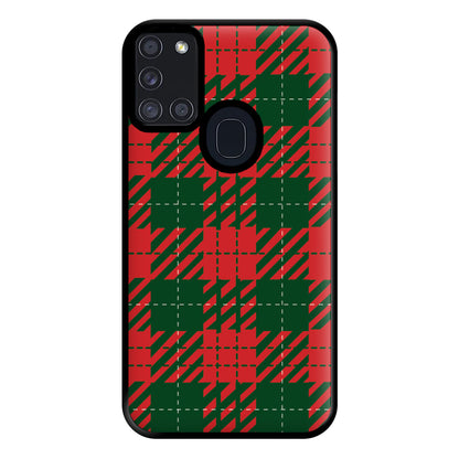 Wrapping - Christmas Patterns Phone Case for Galaxy A21s