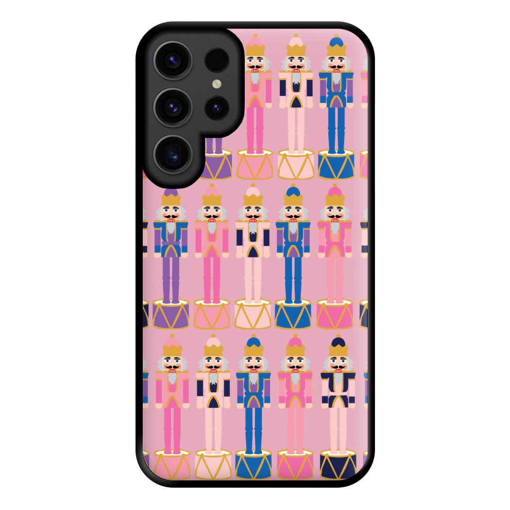 Pink Nutcracker - Christmas Patterns Phone Case for Galaxy S23 Ultra