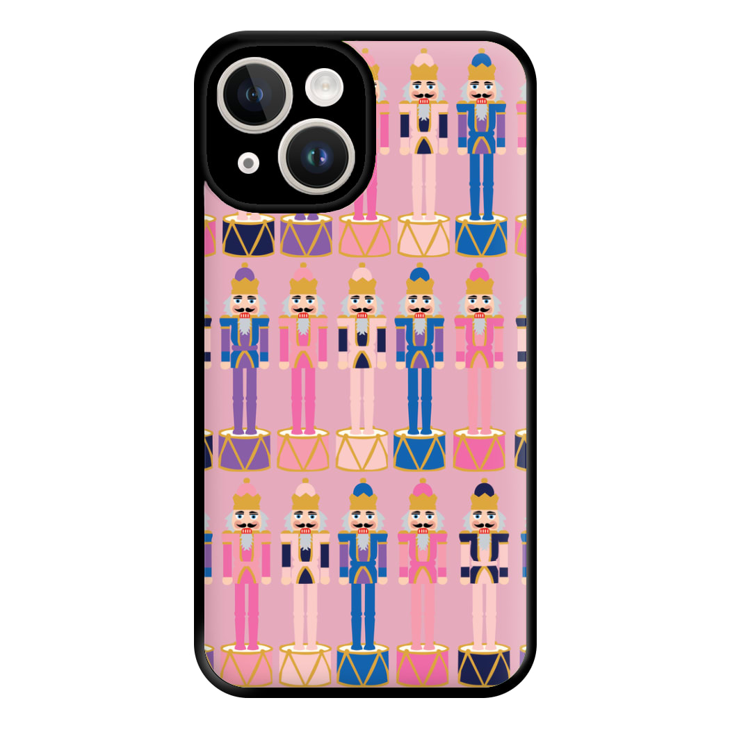 Pink Nutcracker - Christmas Patterns Phone Case for iPhone 14