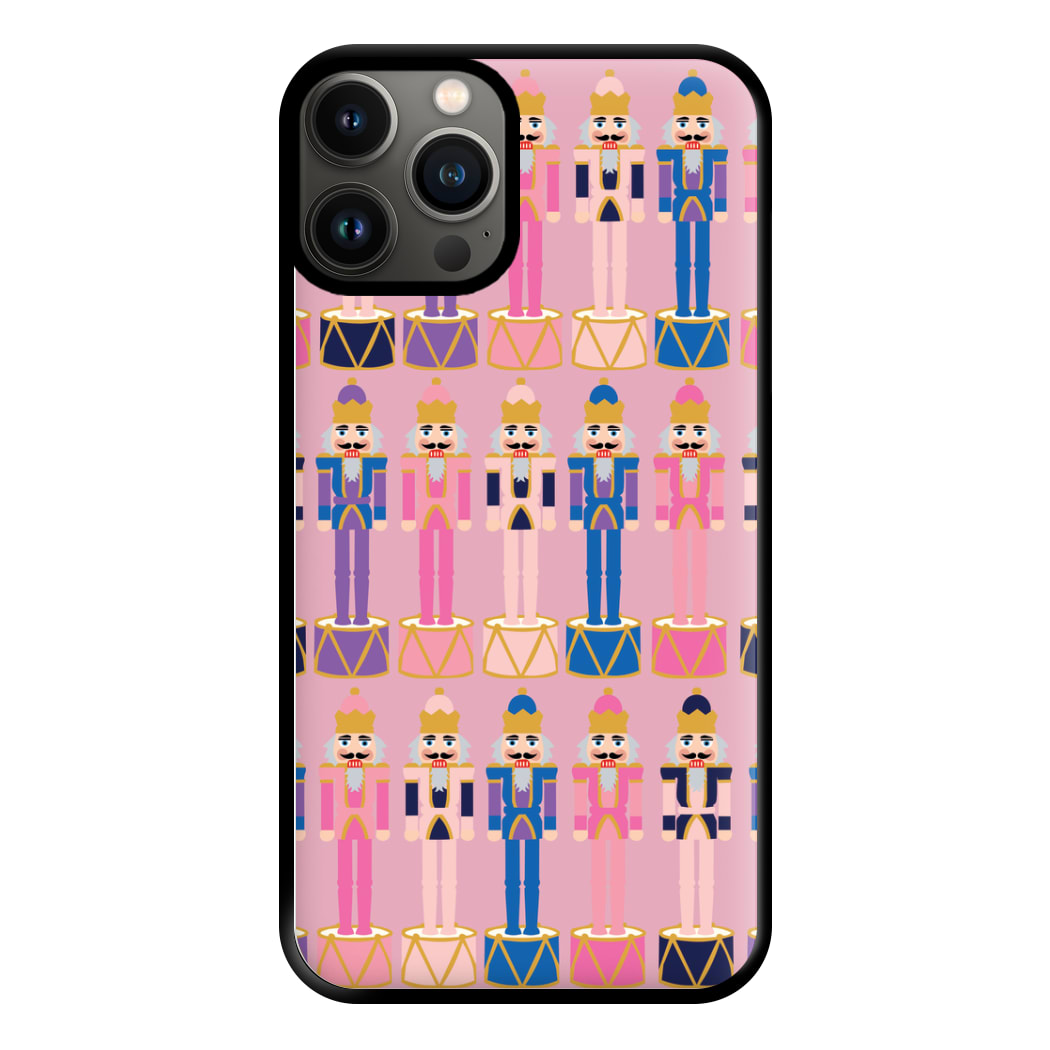 Pink Nutcracker - Christmas Patterns Phone Case for iPhone 13 Pro Max