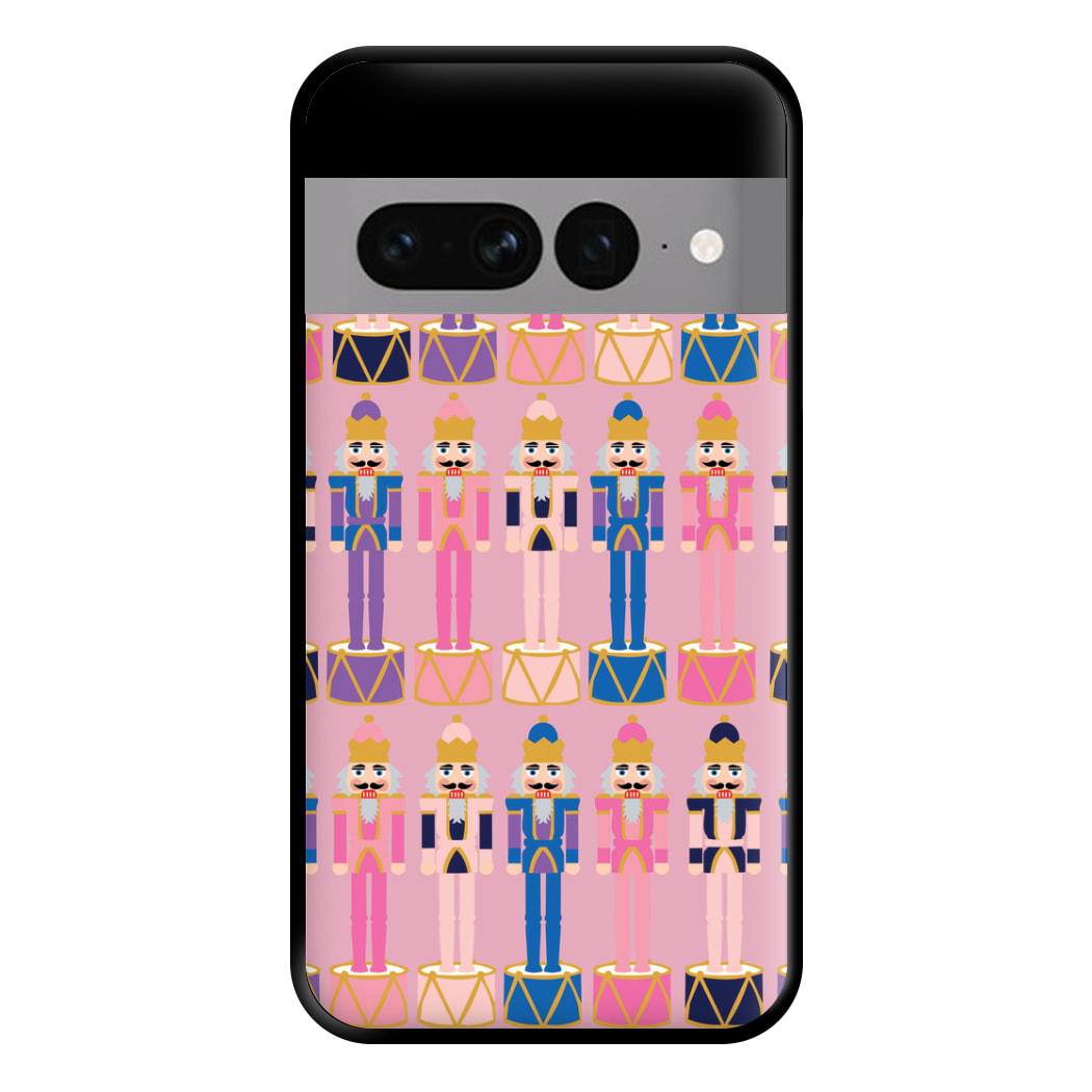 Pink Nutcracker - Christmas Patterns Phone Case for Google Pixel 7 Pro